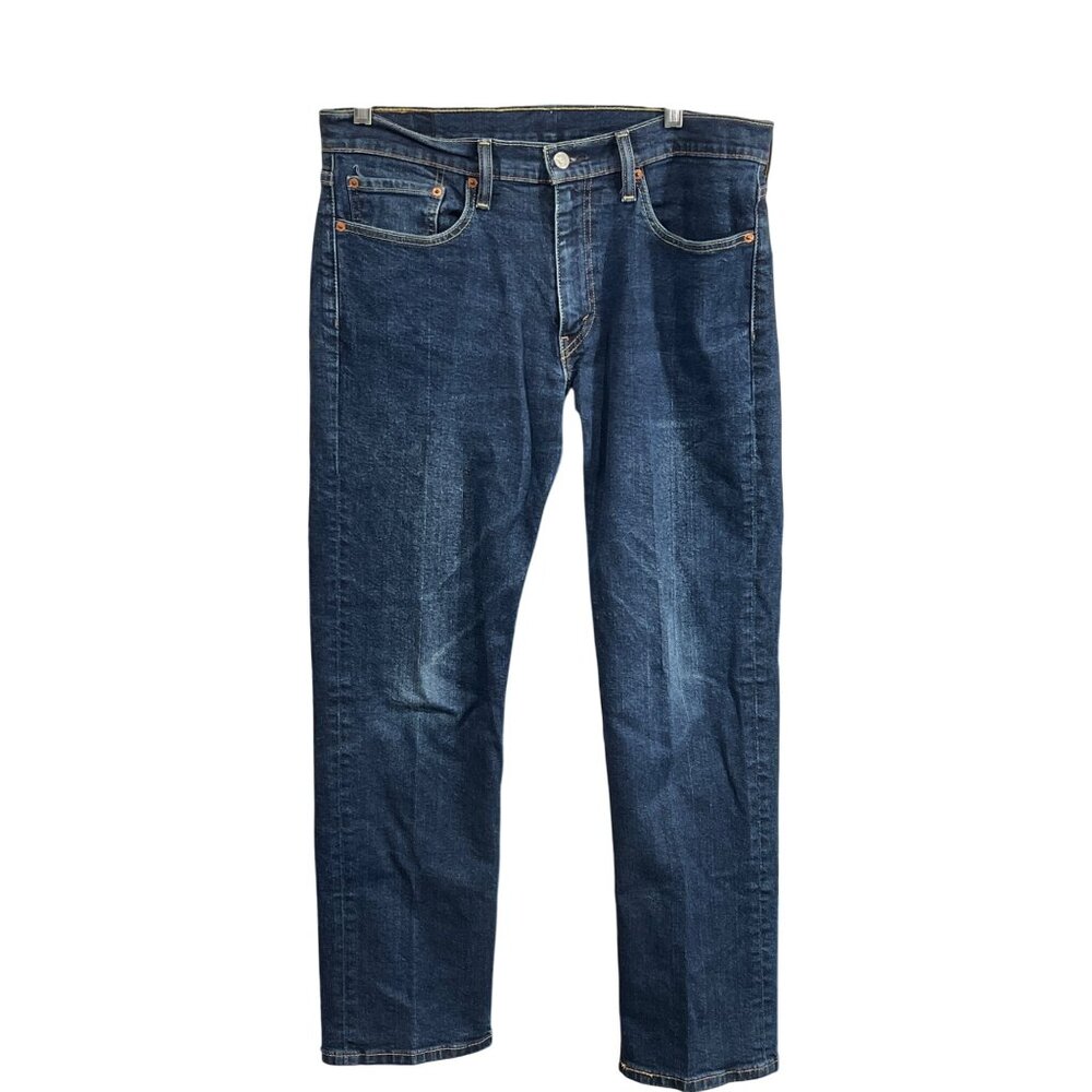 Levis Mens 501 Original Fit Button Fly Straight Leg Jeans W34 L30 Denim Blue